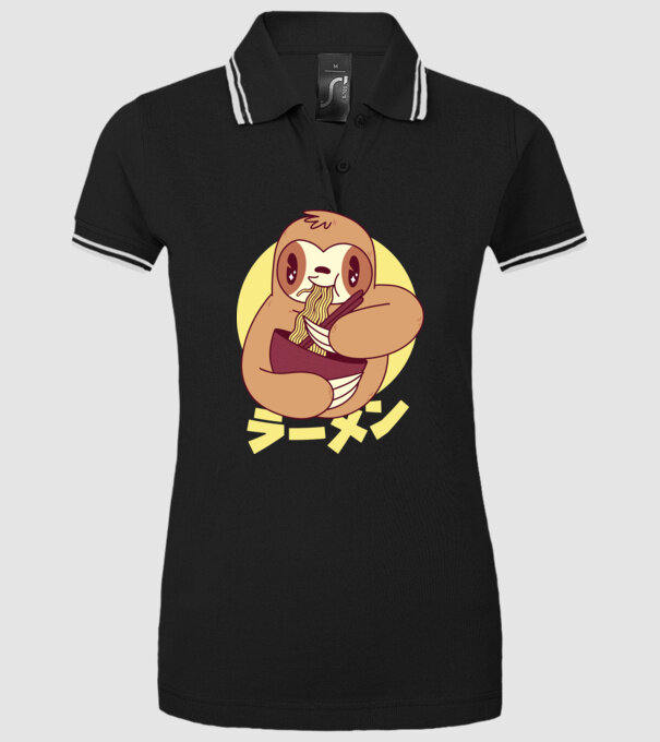 Ramen Leneș model negru pe tricou