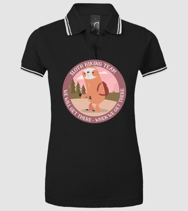Leneș drumeție - Vom ajunge, atunci când vom ajunge model negru pe tricou