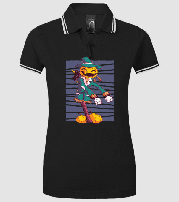 Sperietoare Halloween model negru pe tricou