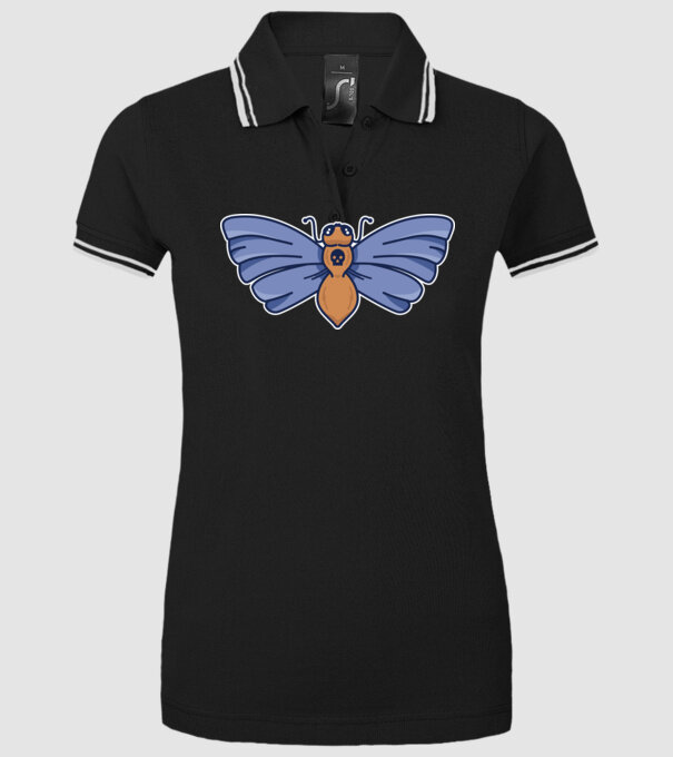Molie model negru pe tricou