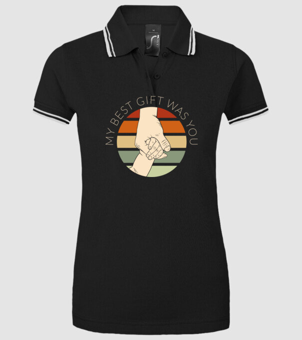 My Best Gift Was You model negru pe tricou