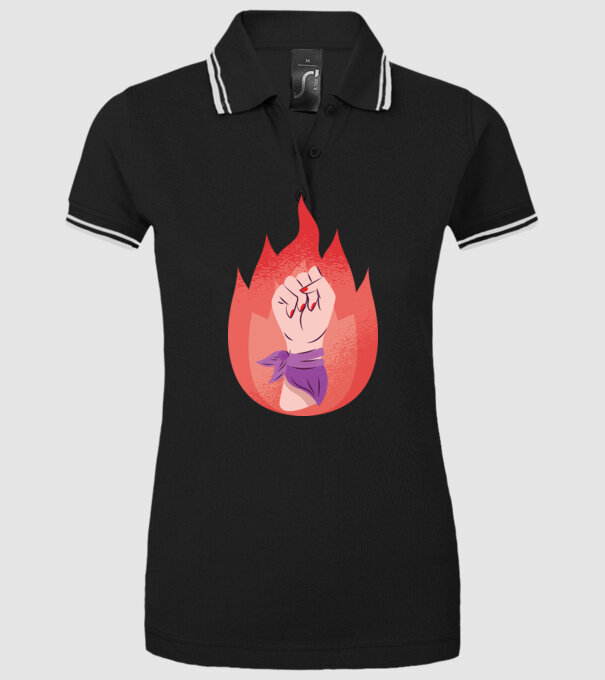 Egalitatea femeilor Ziua femeii model negru pe tricou