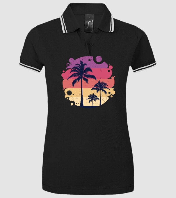 Retro Vara model negru pe tricou