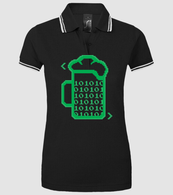 Bere Programator model negru pe tricou