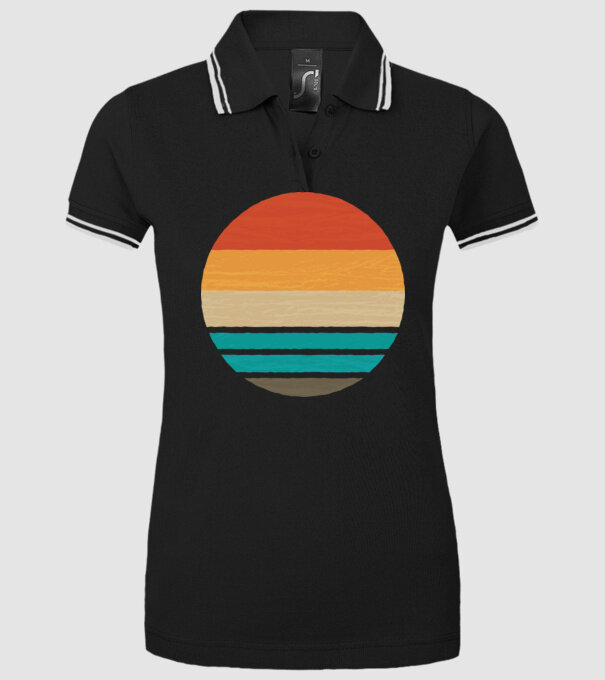 Fond Retro model negru pe tricou