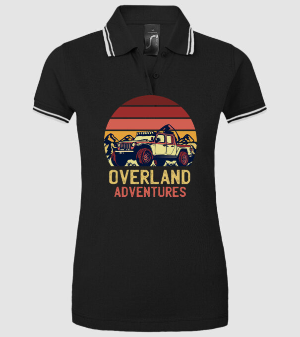 Jeep Retro model negru pe tricou
