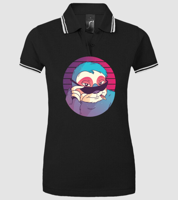 Retro Leneș model negru pe tricou