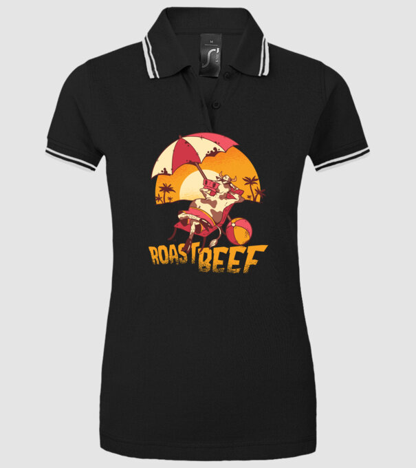 Friptură de vită - Roast Beef model negru pe tricou