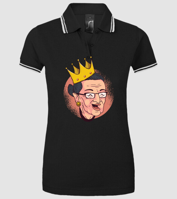 Ruth Bader Ginsburg model negru pe tricou
