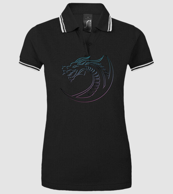 Dragon Tribal model negru pe tricou