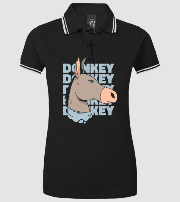 Măgar model negru pe tricou