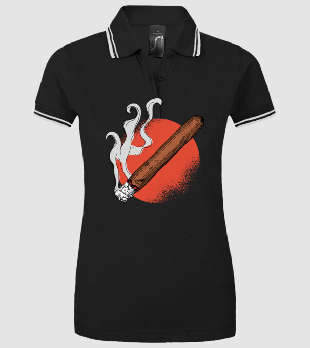 Trabuc model negru pe tricou