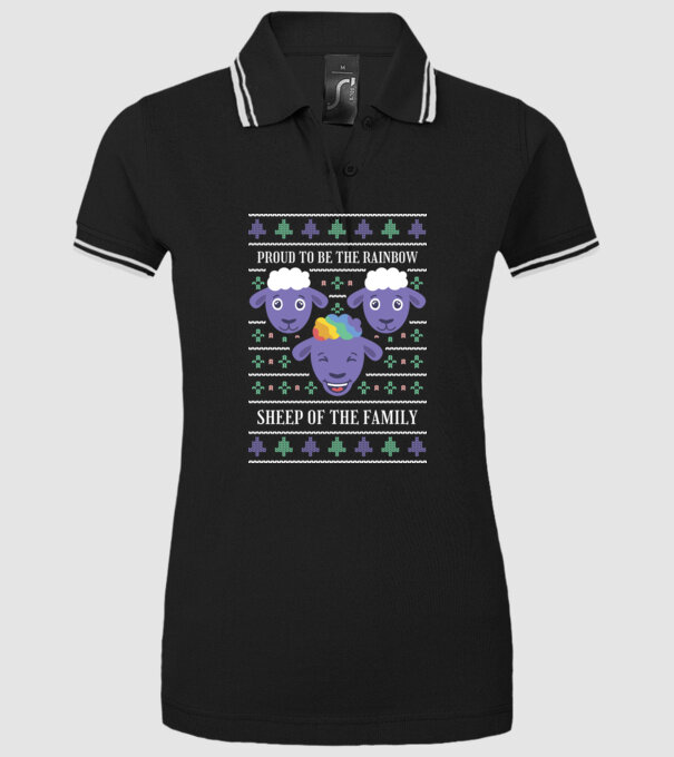 Miel cu curcubeu model negru pe tricou