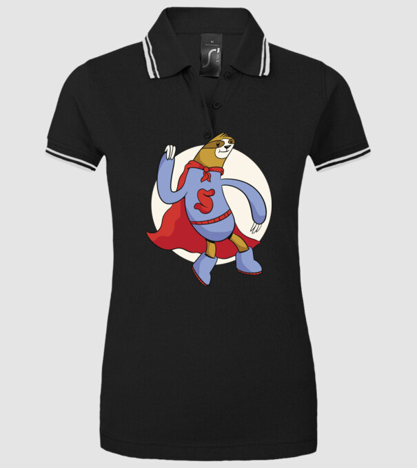 Leneș supererou model negru pe tricou