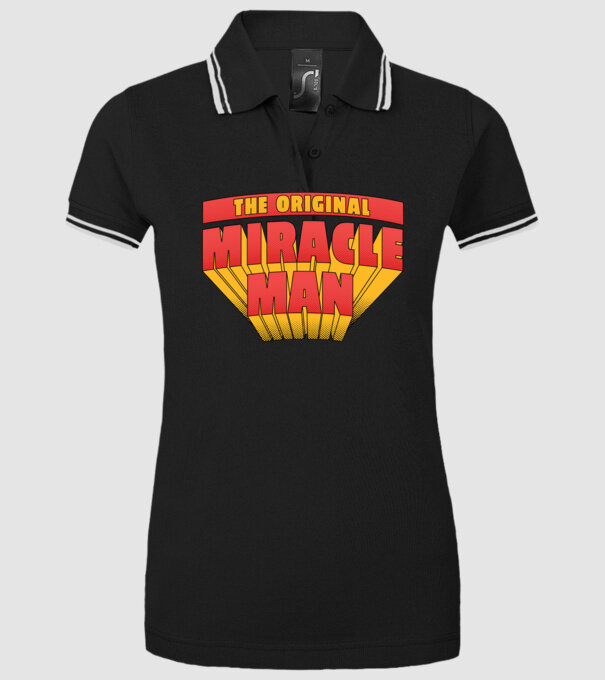 The Original Miracle Man model negru pe tricou