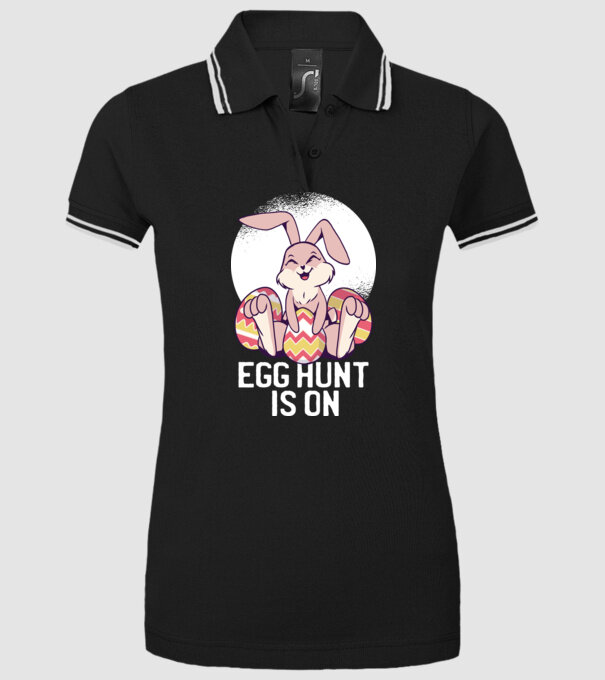 vânătoare de ouă de Paște ON model negru pe tricou