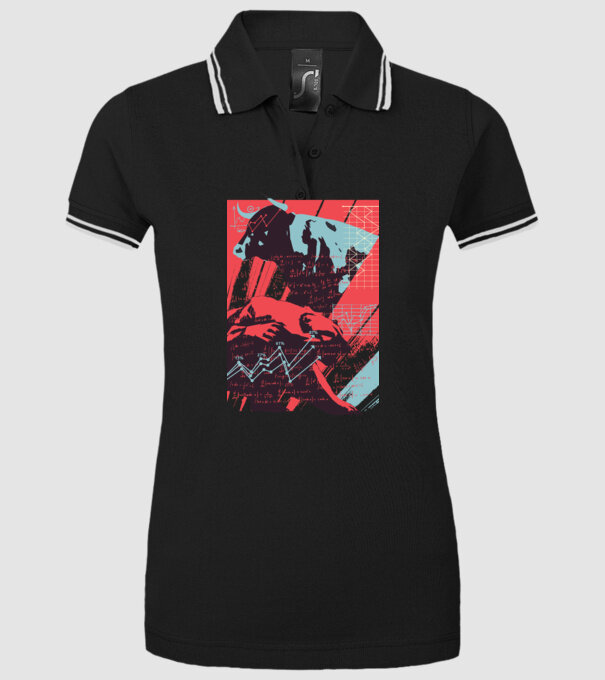 Bursa de Valori Taur vs Urs model negru pe tricou