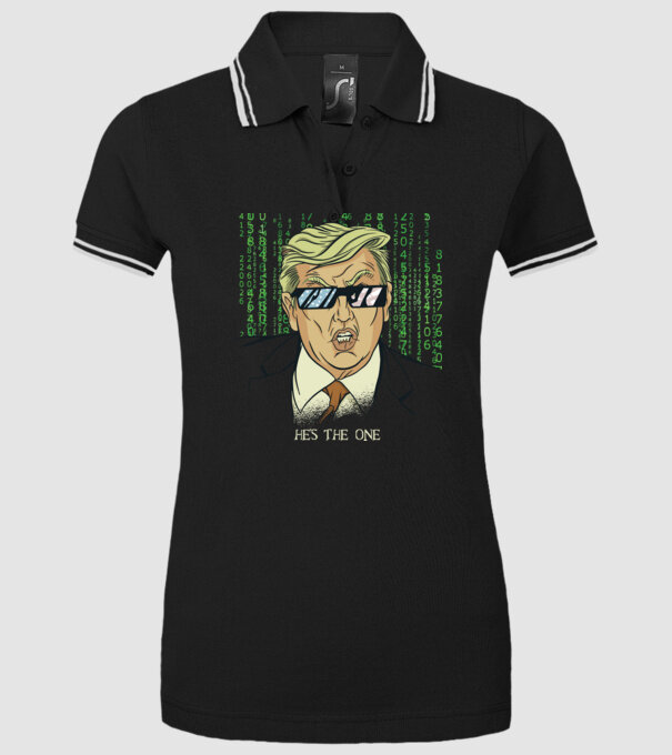 Trump Mátrix model negru pe tricou