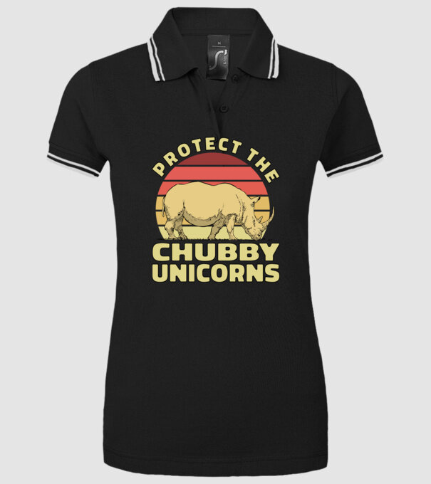 Protejați Unicornii - Rinocerii plinuți model negru pe tricou