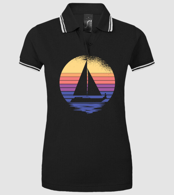 Navigație model negru pe tricou