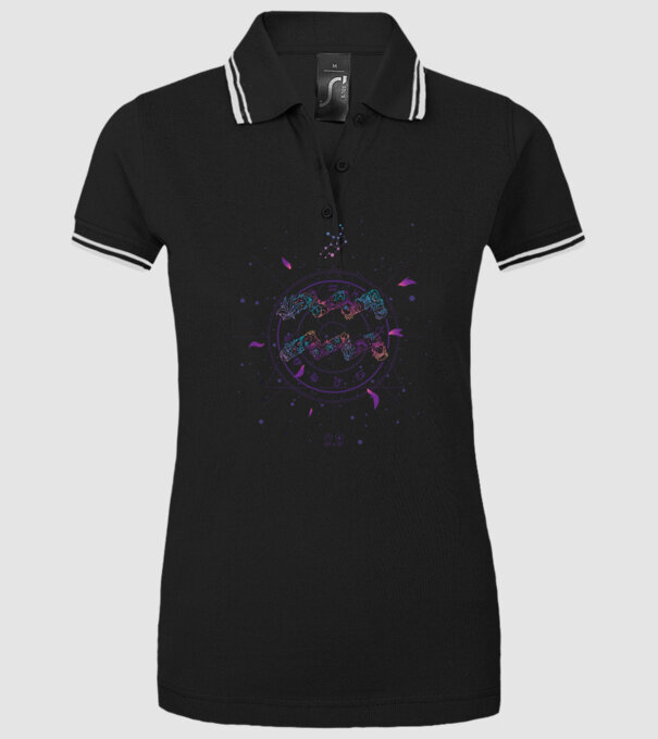 Aquarius Zodiac model negru pe tricou
