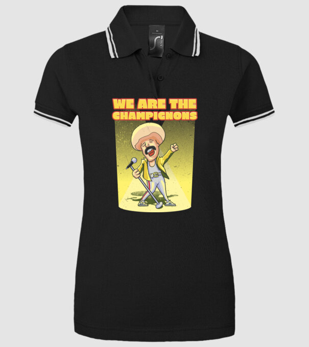 We are the Champignons Mercury model negru pe tricou