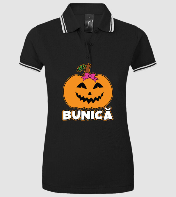 bunică model negru pe tricou