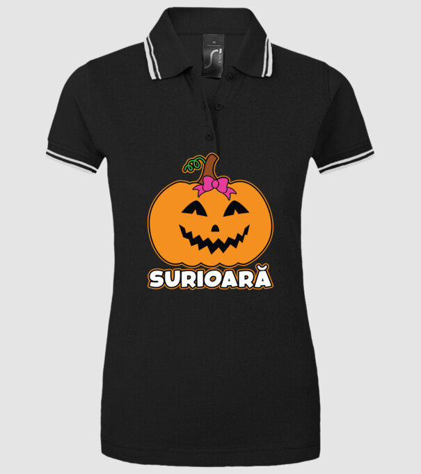 surioară model negru pe tricou