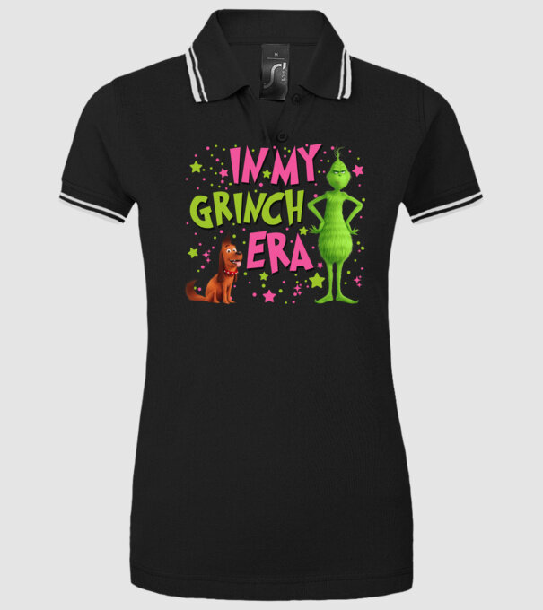 In my Grinch era model negru pe tricou