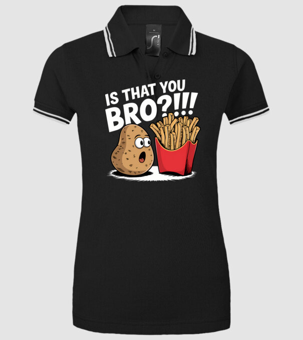 Is that you BRO?!! Negru model negru pe tricou