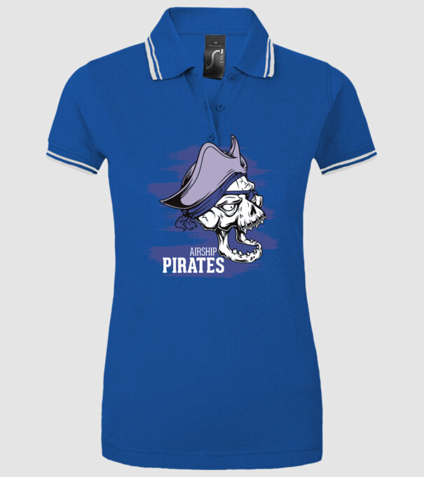 Airship Pirates 2 - Pirat model albastru regal pe tricou