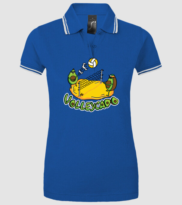 Avocado Volei model albastru regal pe tricou
