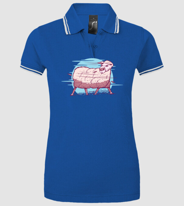 Miel în furtună model albastru regal pe tricou