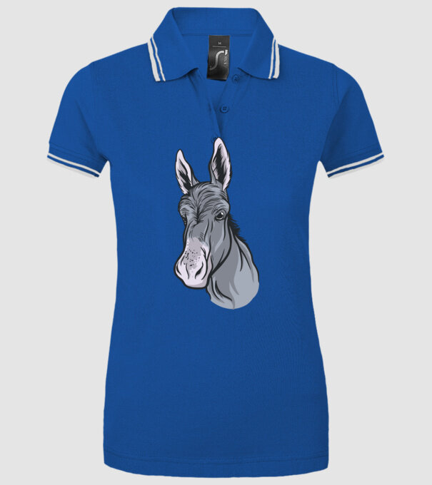 Măgăruș model albastru regal pe tricou
