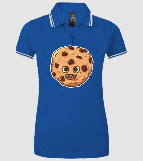 Cookie drăguț model albastru regal pe tricou