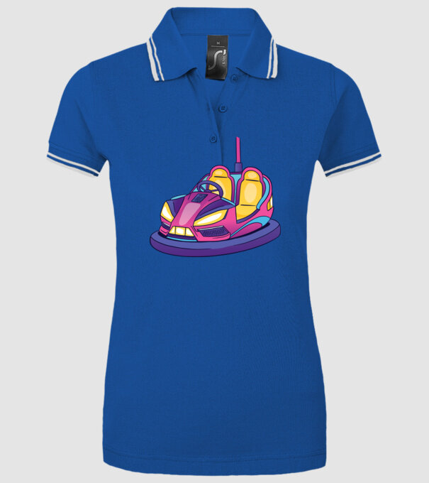 Dodgem model albastru regal pe tricou