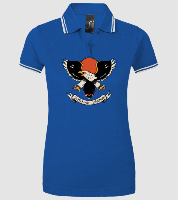 Eagle Tatuaj model albastru regal pe tricou