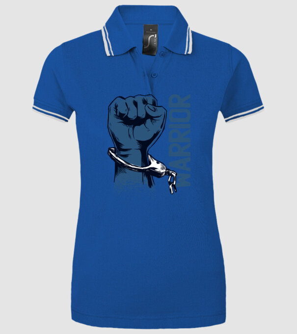 Pumn războinic model albastru regal pe tricou
