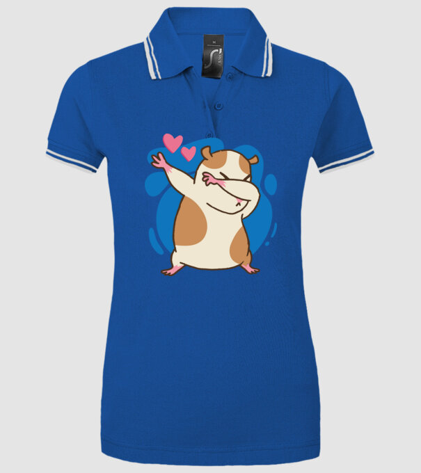 Hamster DAB model albastru regal pe tricou