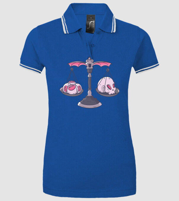 Balanță Horror model albastru regal pe tricou