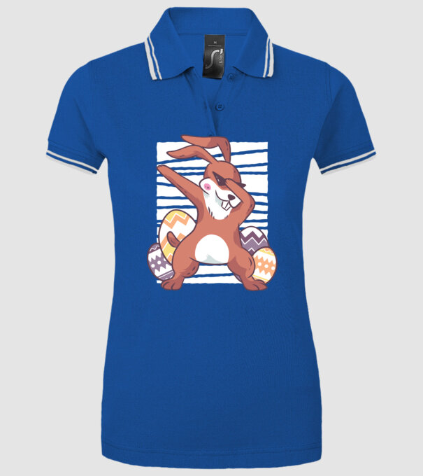 Iepure de Paște DAB model albastru regal pe tricou