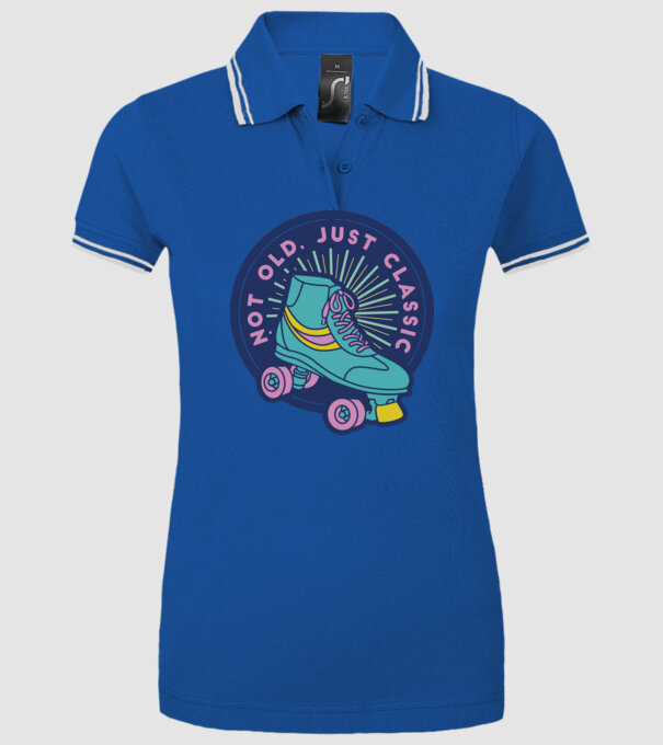 'I''m not old, just Classic' model albastru regal pe tricou