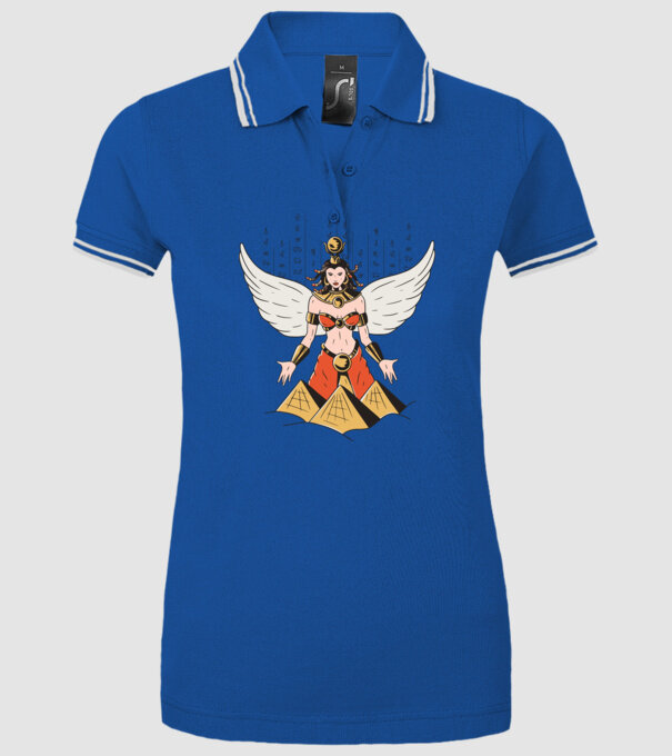 Zeița Isis model albastru regal pe tricou