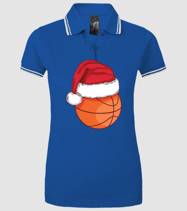 Crăciun Baschet model albastru regal pe tricou