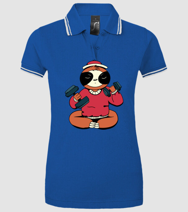 Antrenament Leneș model albastru regal pe tricou