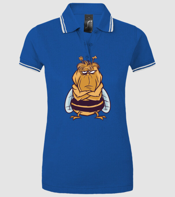 Albină Supărată model albastru regal pe tricou