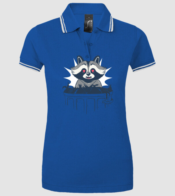 Raton model albastru regal pe tricou