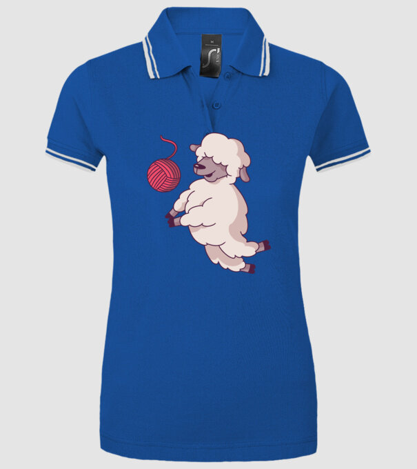 Miel voleibalist model albastru regal pe tricou