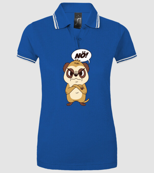 Suricată model albastru regal pe tricou