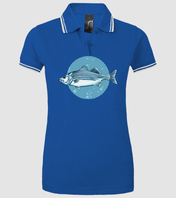Biban de mare model albastru regal pe tricou